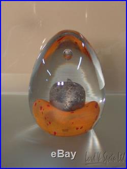 Kosta Boda Art Glass DREAMER Egg Form & Head Sculpture-Bertil Vallien