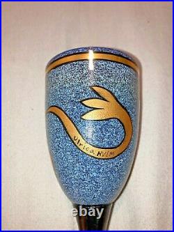 Kosta Boda Art Glass Inka Goblet By Ulrica Hydman Vallien 9 3/4 Signed