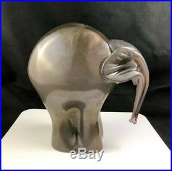 Kosta Boda Art Glass Luvig Lofgren 8 1/2 Abulabbas Elephant Figurine 7091107