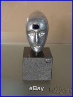 Kosta Boda Art Glass MINI JANUS Linited Edition Sculpture-Bertil Vallien
