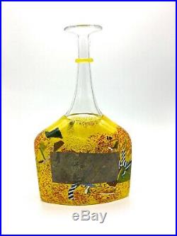 Kosta Boda Art Glass Numbered And Signed 9 1/2 T X 2 1/4 D