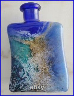 Kosta Boda Art Glass Reef Collection Bottle Vase