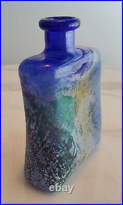 Kosta Boda Art Glass Reef Collection Bottle Vase