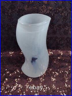 Kosta Boda Art Glass Vase By Artist Kjell Engman Signed