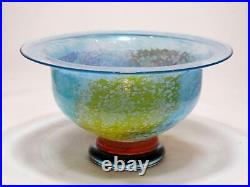 Kosta Boda Artist Collection Cancan Pedestal Bowl by Kjell Engman, 59146
