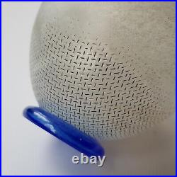 Kosta Boda Artist Collection art glass bowl hand blown by Bertil Vallien Sweden