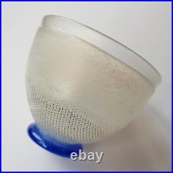 Kosta Boda Artist Collection art glass bowl hand blown by Bertil Vallien Sweden