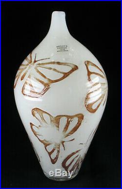 Kosta Boda, Artist`s Choice Olle Brozen Glas, Vase scandinavian art glass
