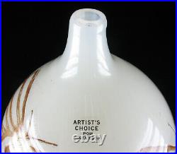 Kosta Boda, Artist's Choice Olle Brozen Glass, Vase Scandinavian art glass