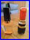 Kosta Boda Asa Jungnelius Lipstick & Nail Polish Lethal Orange Glass Sculpture