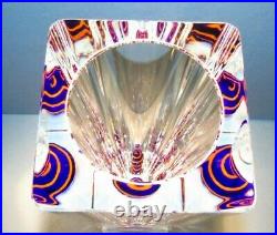 Kosta Boda B. Vallien Spectacular Heavy Vase Signed & Numbered Art Glass Crystal