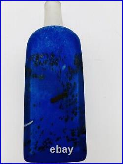 Kosta Boda BLUE GALAXY Art Glass ATELIER Bertil Vallien LE Signed &Numbered 5.5