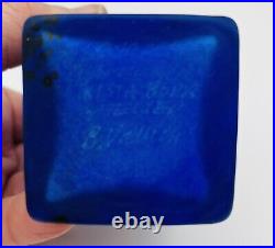 Kosta Boda BLUE GALAXY Art Glass ATELIER Bertil Vallien LE Signed &Numbered 5.5