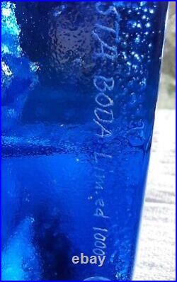 Kosta Boda Bertil Vallien AZUR/BLUE Sculpture Ltd ED 110/1000 MAN#7520110