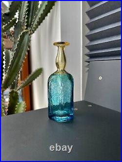 Kosta Boda Bertil Vallien Antikva Miniature Bottle Vase 15.5cm Signed #47834