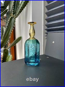 Kosta Boda Bertil Vallien Antikva Miniature Bottle Vase 15.5cm Signed #47834