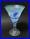 Kosta Boda Bertil Vallien Blue Galaxy Goblet Vase Artist Coll Swedish Art Glass