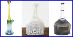 Kosta Boda Bertil Vallien Bottles / Vases Network, Satelite, Wind