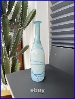 Kosta Boda Bertil Vallien Galaxy Bottle Vase 25cm 1980's Signed #48015