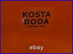 Kosta Boda Bertil Vallien JUPITER VASE 7040741 Signed #'d Labels 11.25 Rare