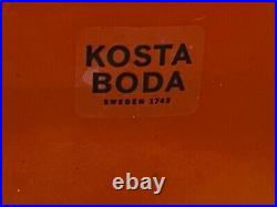 Kosta Boda Bertil Vallien JUPITER VASE 7040741 Signed #'d Labels 11.25 Rare