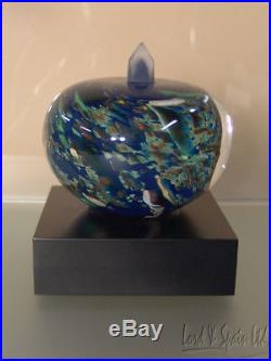 Kosta Boda Bertil Vallien MY UNIVERSE Earth Series Art Glass Sculpture