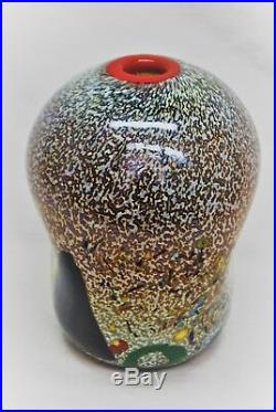 Kosta Boda. Bertil Vallien. Rare Vase Meteor Signed. 16,5 CM