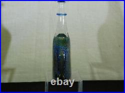 Kosta Boda Bertil Vallien Satellite Art Glass Flask Vase Signed & #'d