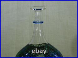 Kosta Boda Bertil Vallien Satellite Art Glass Flask Vase Signed & #'d