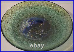 Kosta Boda Bertil Vallien Signed # 79321 Art Glass Bowl Meteor