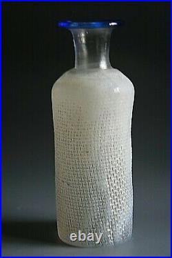 Kosta Boda Bertil Vallien Soliflore Glass Vase / Bottle