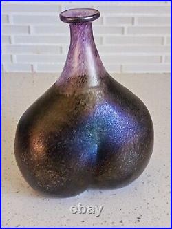 Kosta Boda Bertil Vallien Volcano Buttock Vase No. 48137 Rare Mint