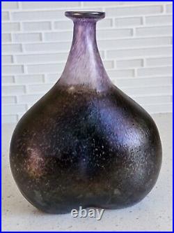 Kosta Boda Bertil Vallien Volcano Buttock Vase No. 48137 Rare Mint
