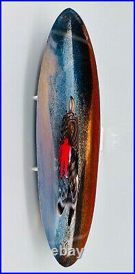 Kosta Boda Bertil Vallien boat SWEDISH ART GLASS SCULPTURE sign. U. Number u. Lim