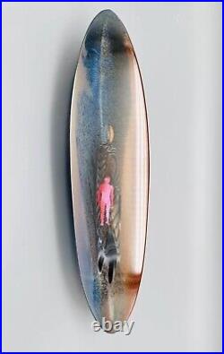 Kosta Boda Bertil Vallien boat SWEDISH ART GLASS SCULPTURE sign. U. Number u. Lim