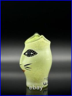 Kosta Boda Blown Art Glass Hand Painted Open Minds Signed Ulrica HV Miniature