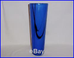 Kosta Boda Blue Line Barcelona Vase By Anna Ehrner