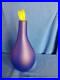 Kosta Boda Bottle Naturalis Blue With Yellow Cap 26 Cm G Sahlin