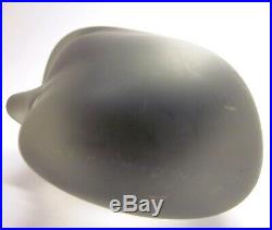 Kosta Boda Brains Series Bertil Vallien Black-Purple Glass Anti-Stress Object