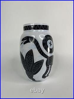 Kosta Boda Caramba Series 8 Vase By Ulrica Hydman-vallien Signed