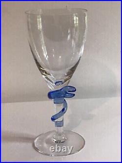 Kosta Boda Cleopatra Wine Glass Designer Ulrica Hydman-Vallien