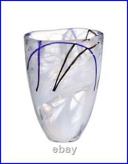 Kosta Boda Contrast Vase, White