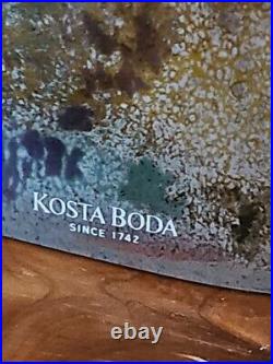 Kosta Boda Decanter Can Can Bottle Signed By Kjell Engman