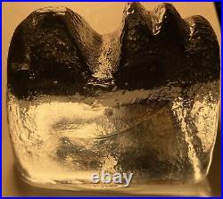 Kosta Boda ERIK HOGLUND. Original Blown ART Glass OBJECT FACE Paper Weight