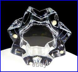 Kosta Boda Eden Falk Signed #57987 Heavy Crystal Star Shaped 6 3/8 Vase
