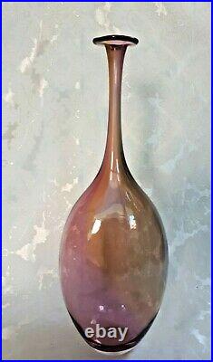 Kosta Boda Fidji Bottle signed K Engman 48839 37 cm Tall