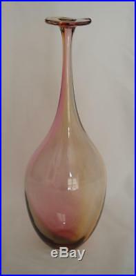 Kosta Boda Fidji Vase 14 1/4 Signed & #48839 Mint