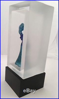 Kosta Boda Fully Signed K. Engman 7090427 Sculpture Catwalk Collection Ex Cond