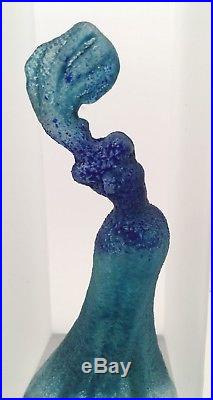 Kosta Boda Fully Signed K. Engman 7090427 Sculpture Catwalk Collection Ex Cond