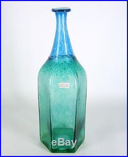 Kosta Boda Glas Vase Bertil Vallien Design signiert Sweden Art Glass 28,5cm